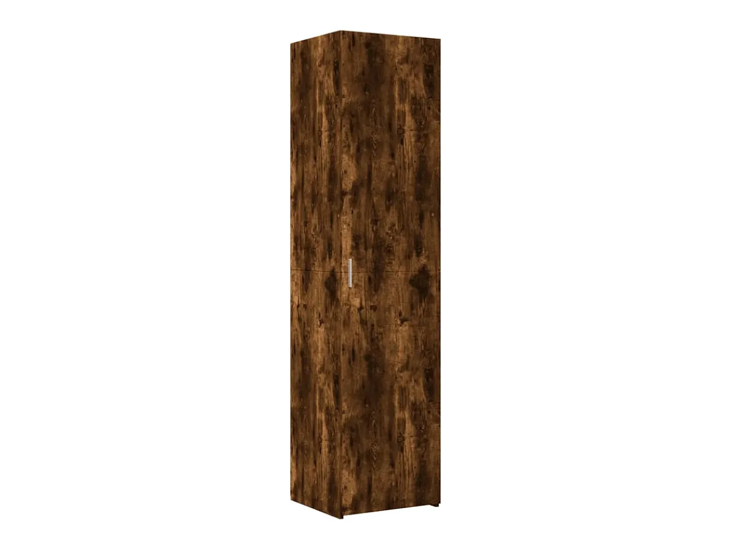 Aparador alto roble ahumado 45x42,5x185 cm madera de ingeniería