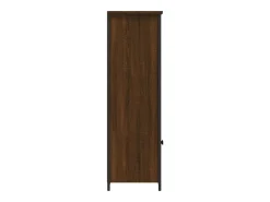 Aparador alto roble marrón 62x32x103,5 cm madera de ingeniería