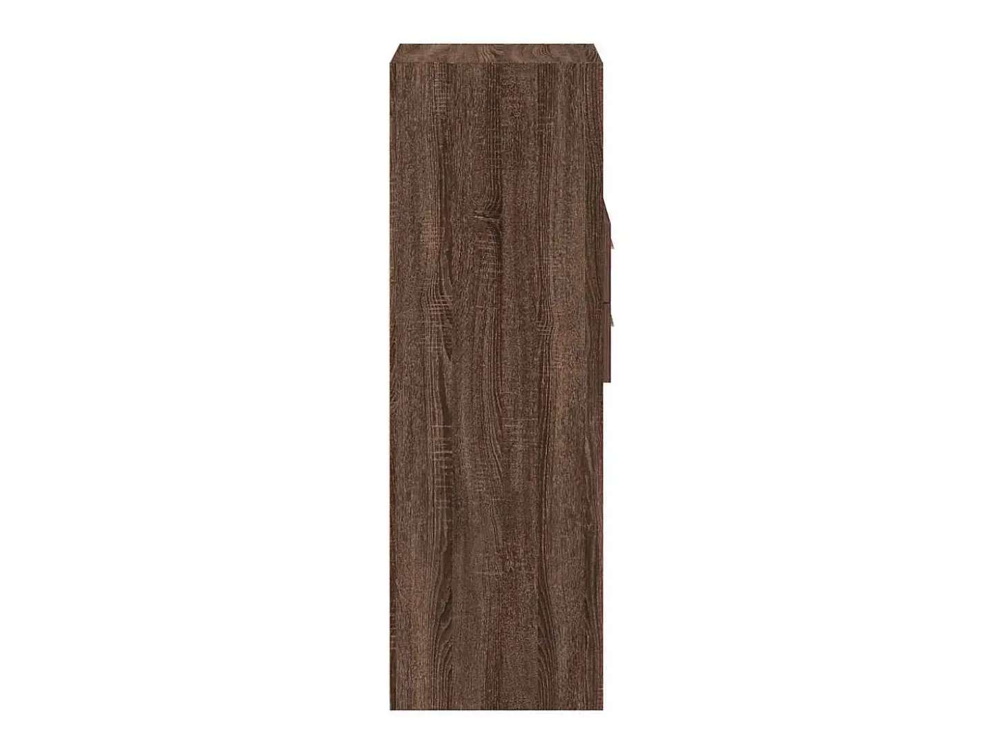 Aparador alto roble marrón 30x42,5x124 cm madera de ingeniería