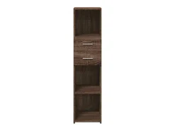 Aparador alto roble marrón 30x42,5x124 cm madera de ingeniería