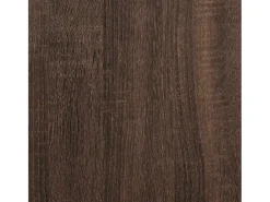 Aparador alto roble marrón 35,5x35x139 cm madera contrachapada metal