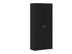 Aparador alto Roble negro 40x42,5x185 cm Madera