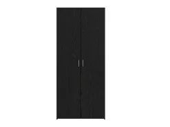 Aparador alto Roble negro 40x42,5x185 cm Madera