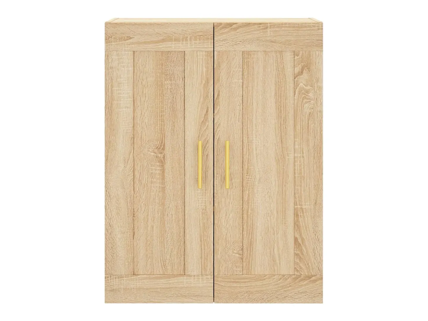 Aparador alto roble Sonoma 69,5x34x180 cm Madera de ingeniería