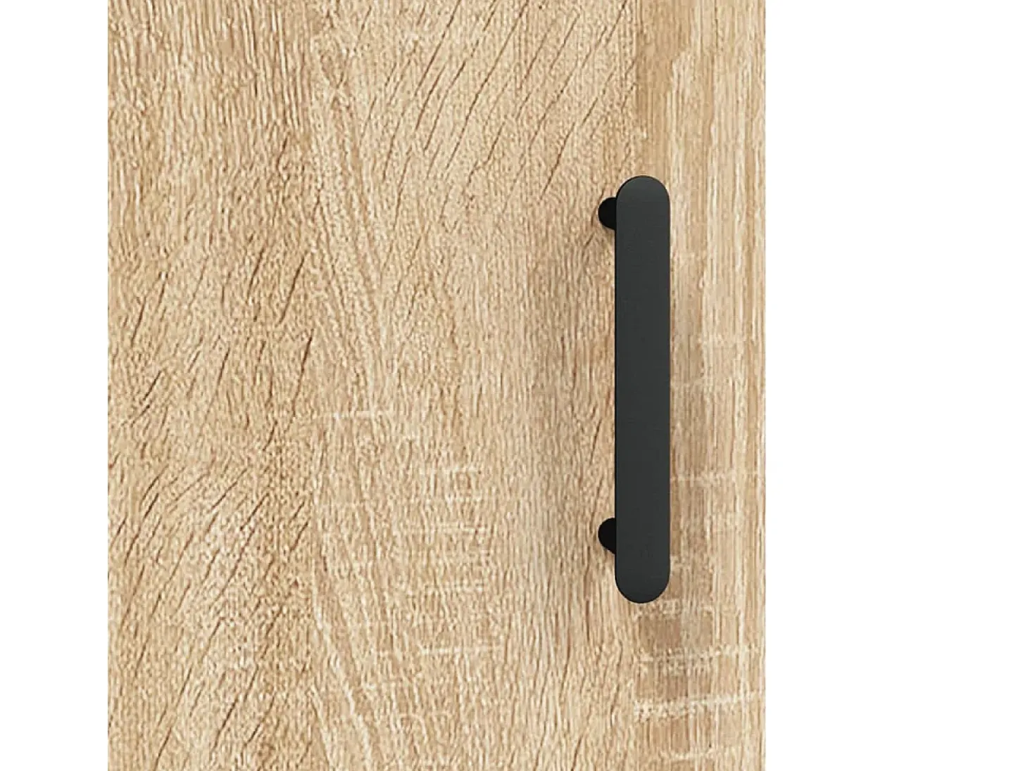 Aparador alto roble Sonoma 69,5x34x180 cm Madera de ingeniería