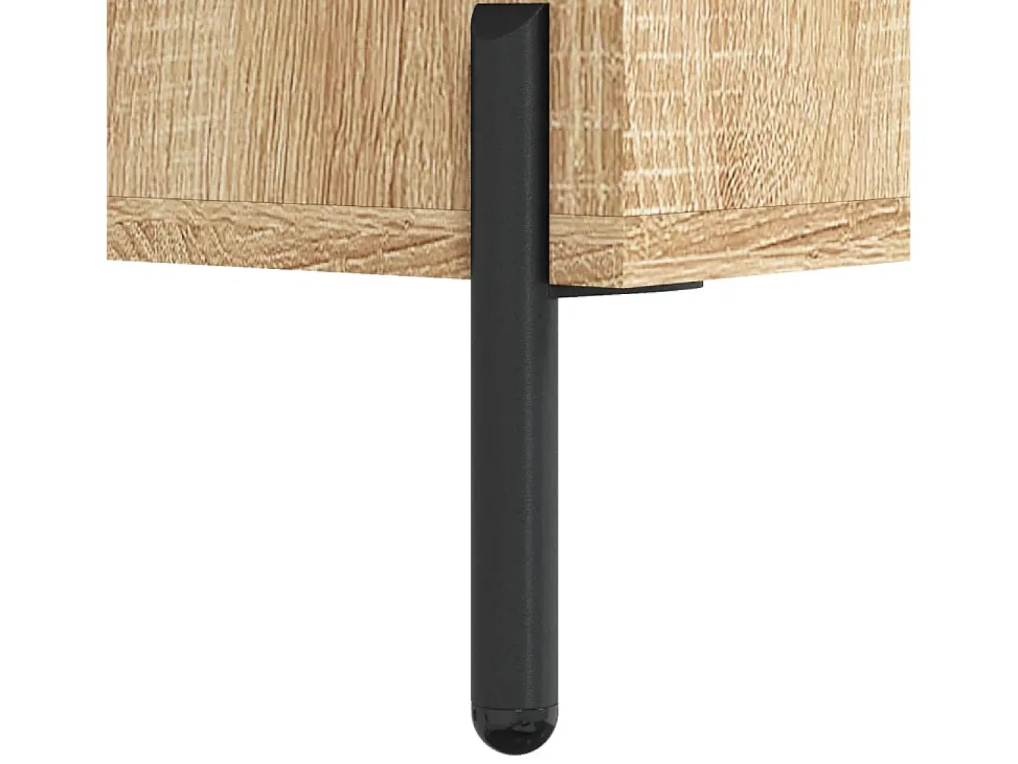 Aparador alto roble Sonoma 69,5x34x180 cm Madera de ingeniería