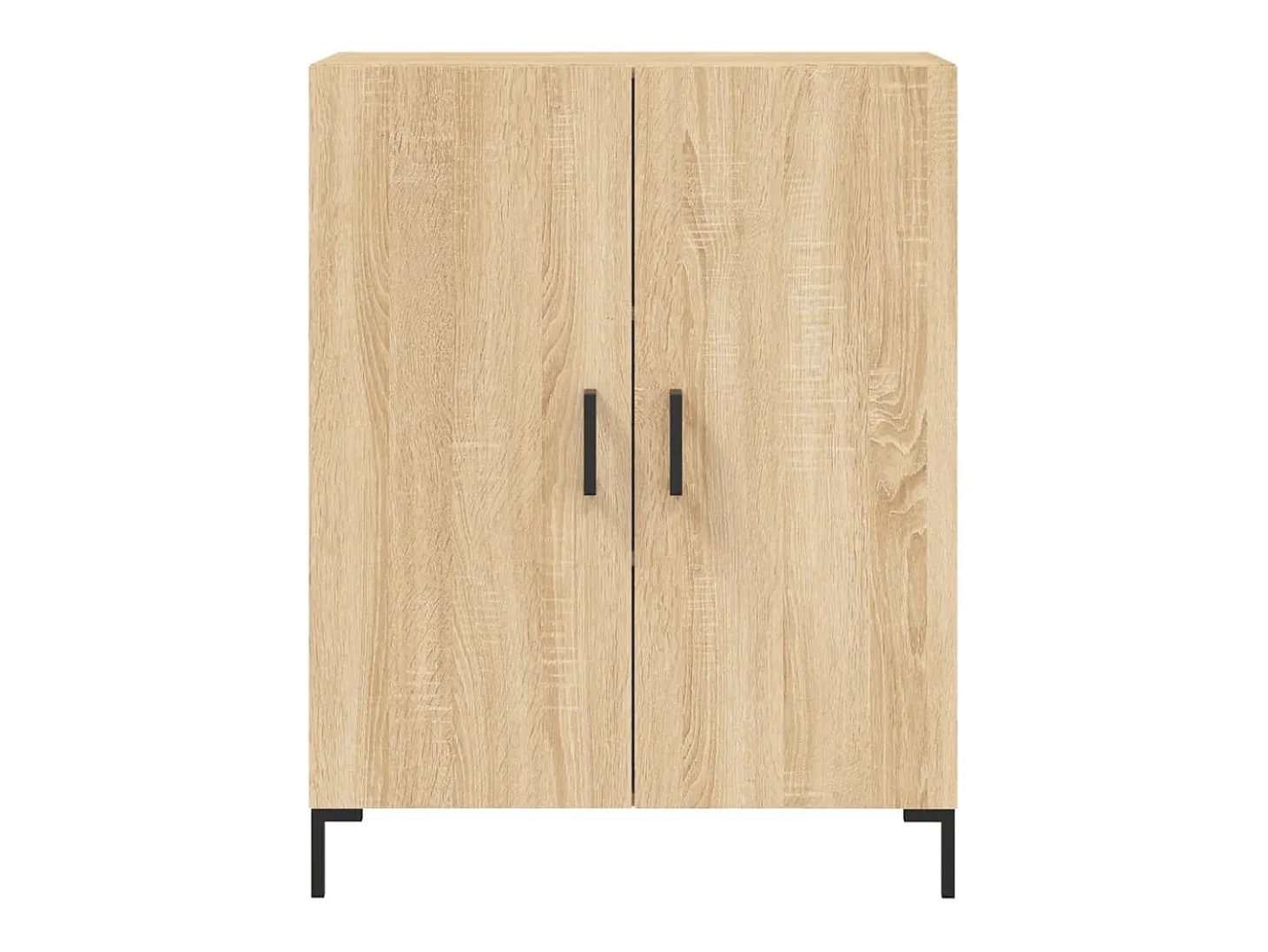 Aparador alto roble Sonoma 69,5x34x180 cm Madera de ingeniería