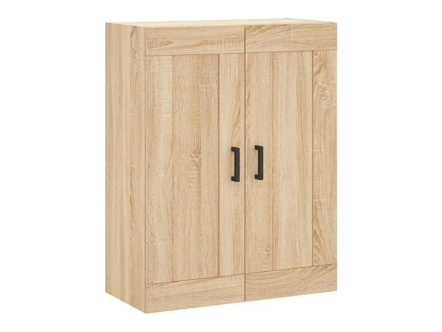 Aparador alto roble Sonoma 69,5x34x180 cm Madera de ingeniería