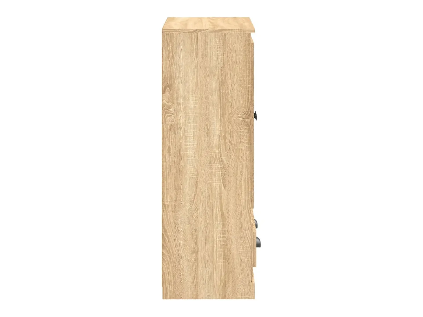 Aparador alto roble Sonoma 60x35,5x103,5 cm madera de ingeniería