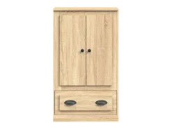 Aparador alto roble Sonoma 60x35,5x103,5 cm madera de ingeniería