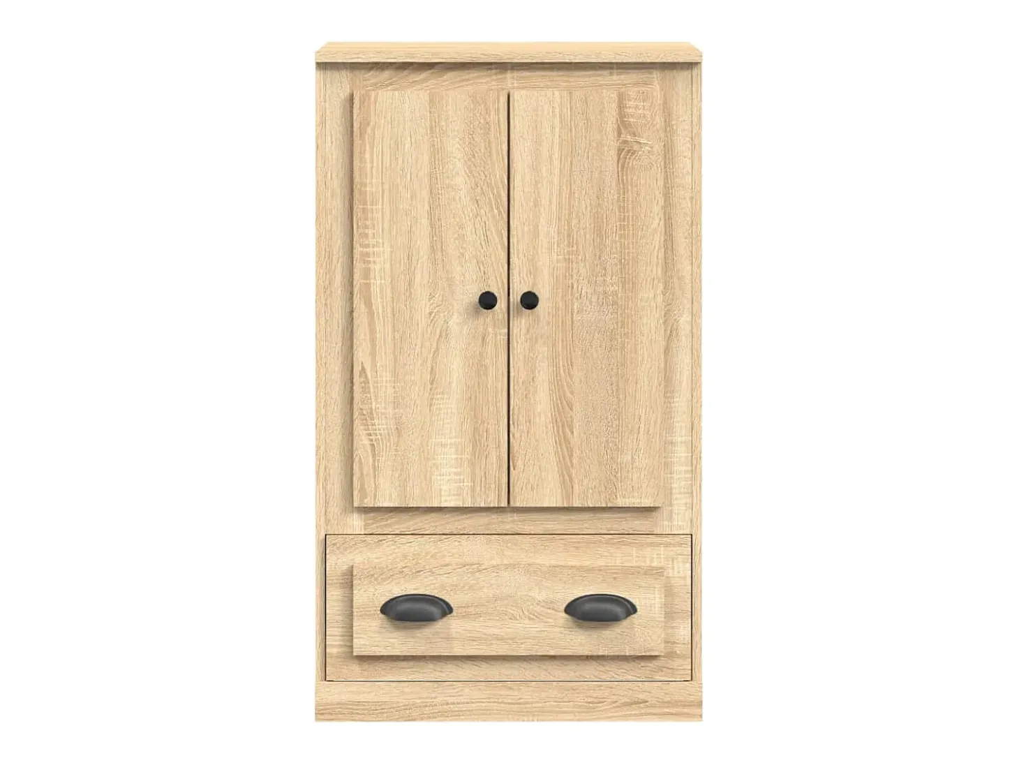 Aparador alto roble Sonoma 60x35,5x103,5 cm madera de ingeniería