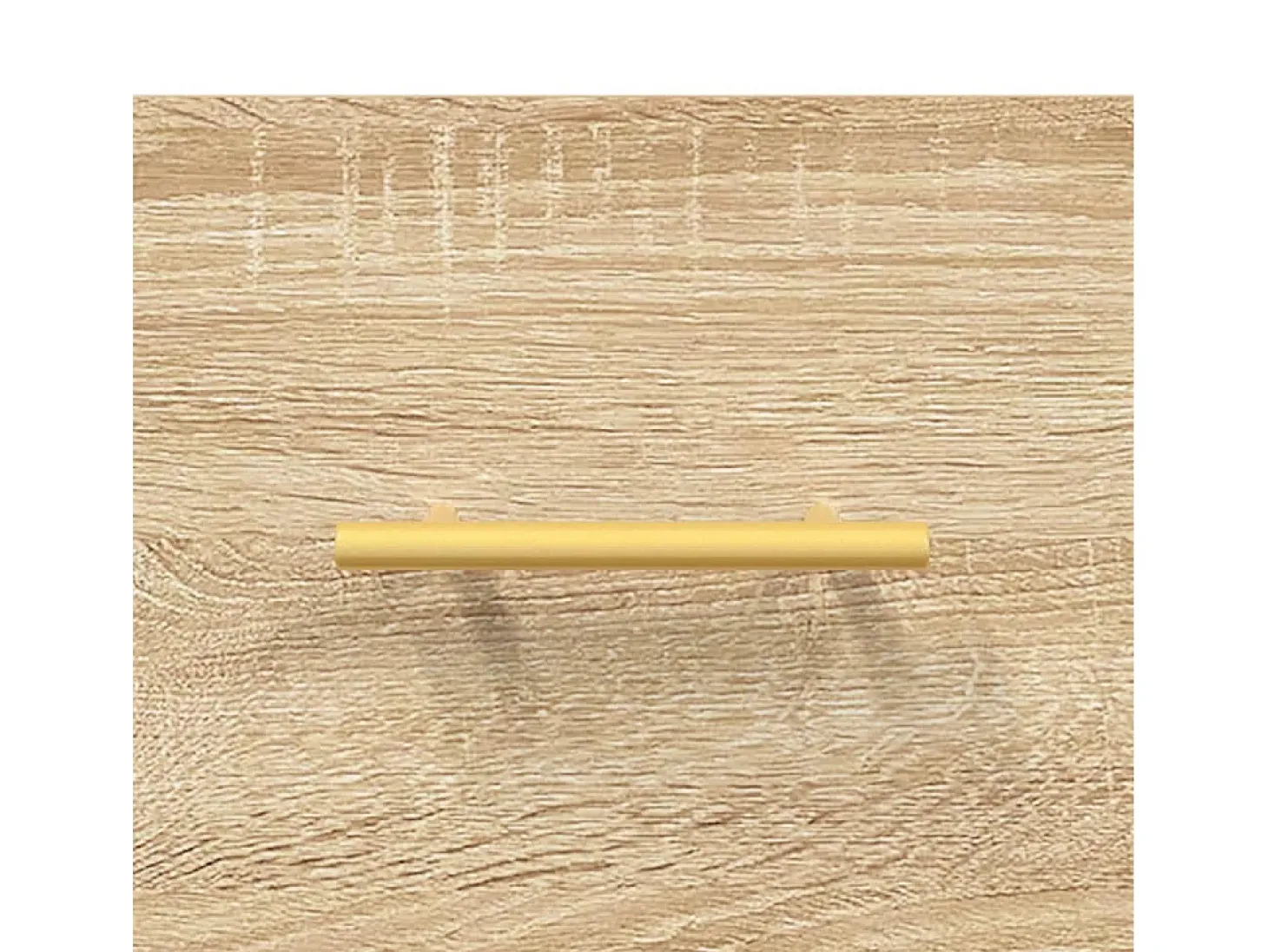 Aparador alto roble Sonoma 69,5x31x115 cm madera de ingeniería