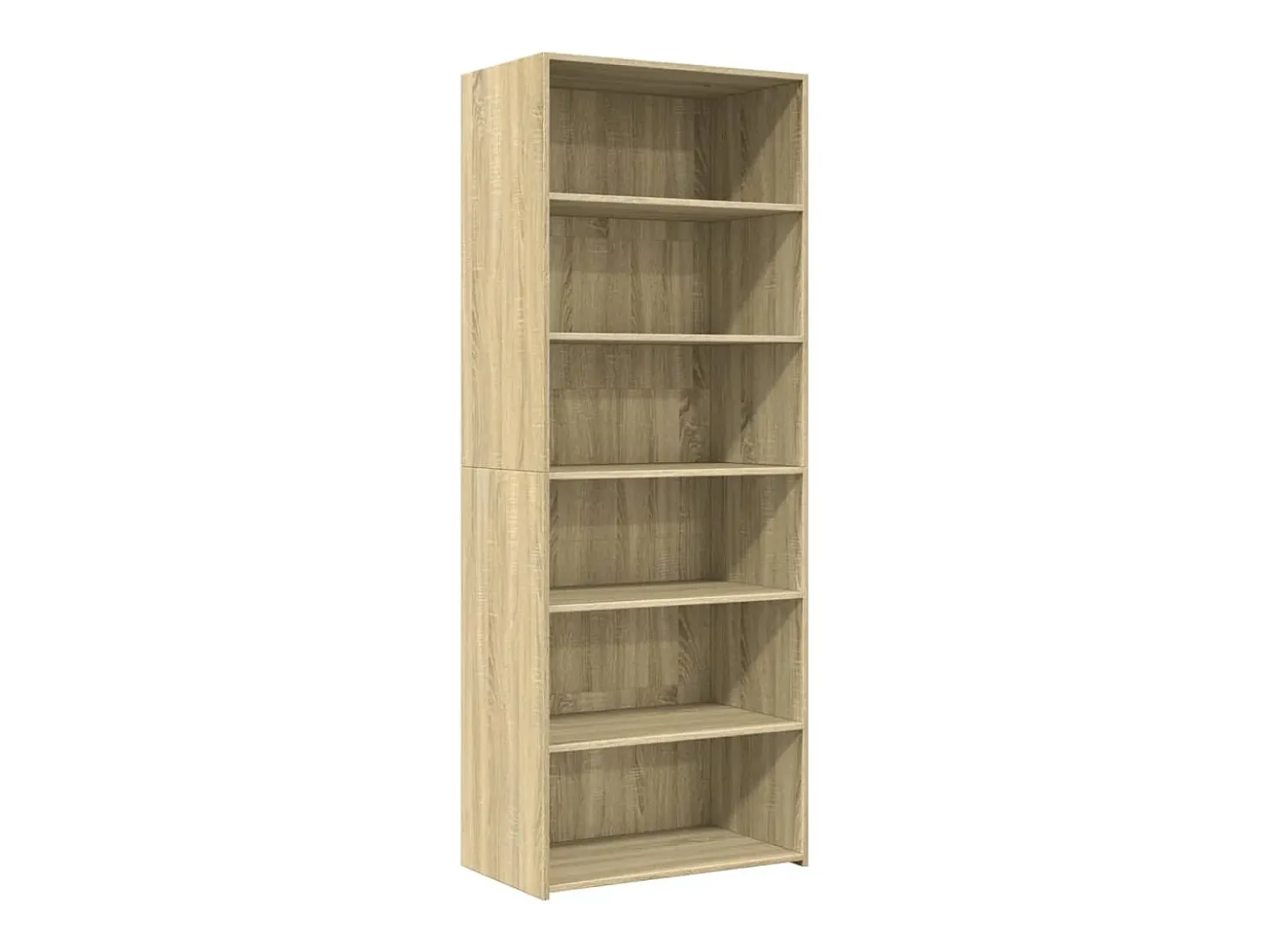 Aparador alto roble Sonoma 70x41x185 cm madera de ingeniería