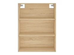 Aparador alto roble Sonoma 69,5x34x180 cm Madera de ingeniería
