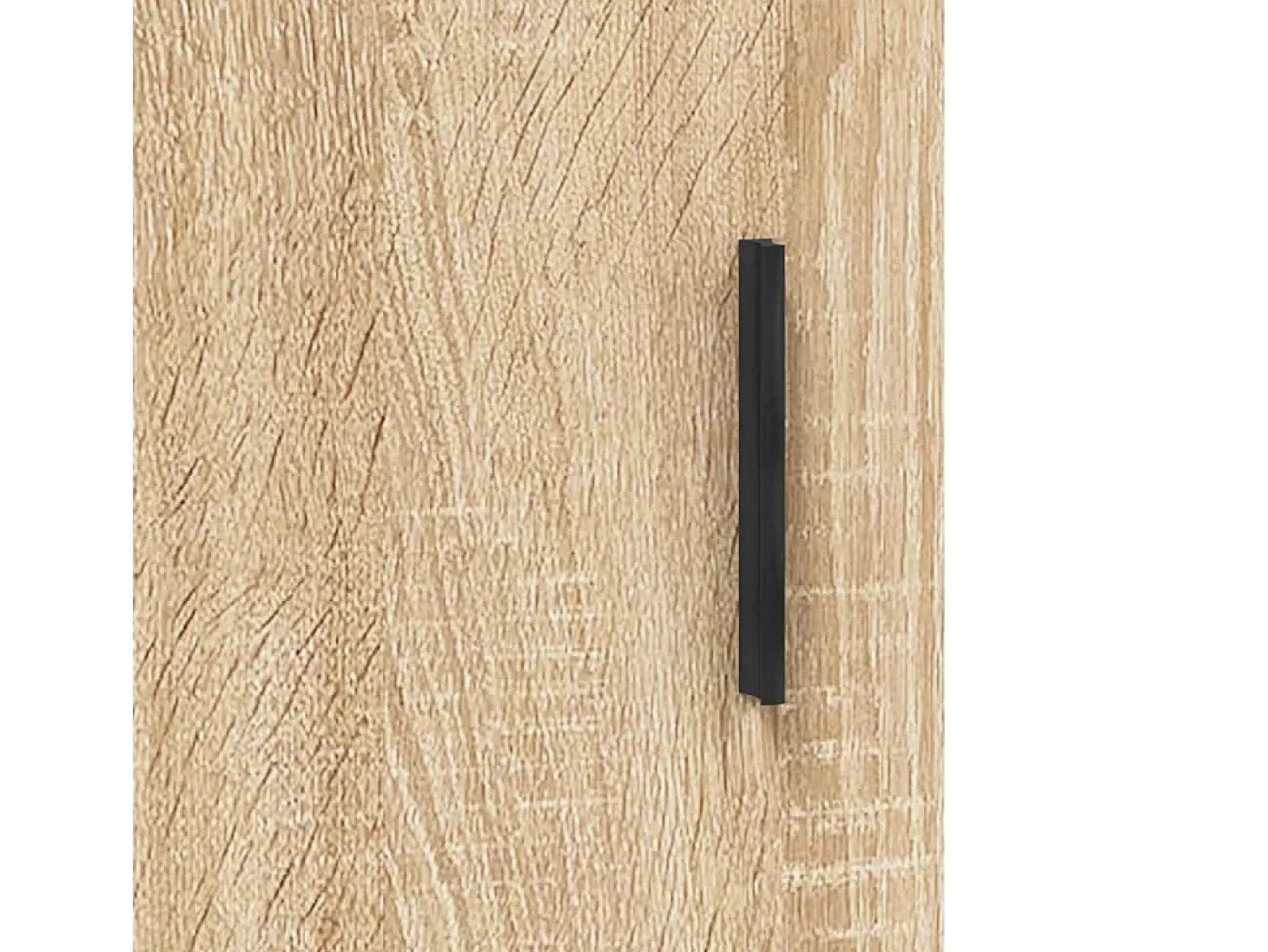 Aparador alto roble Sonoma 34,5x34x180 cm Madera de ingeniería