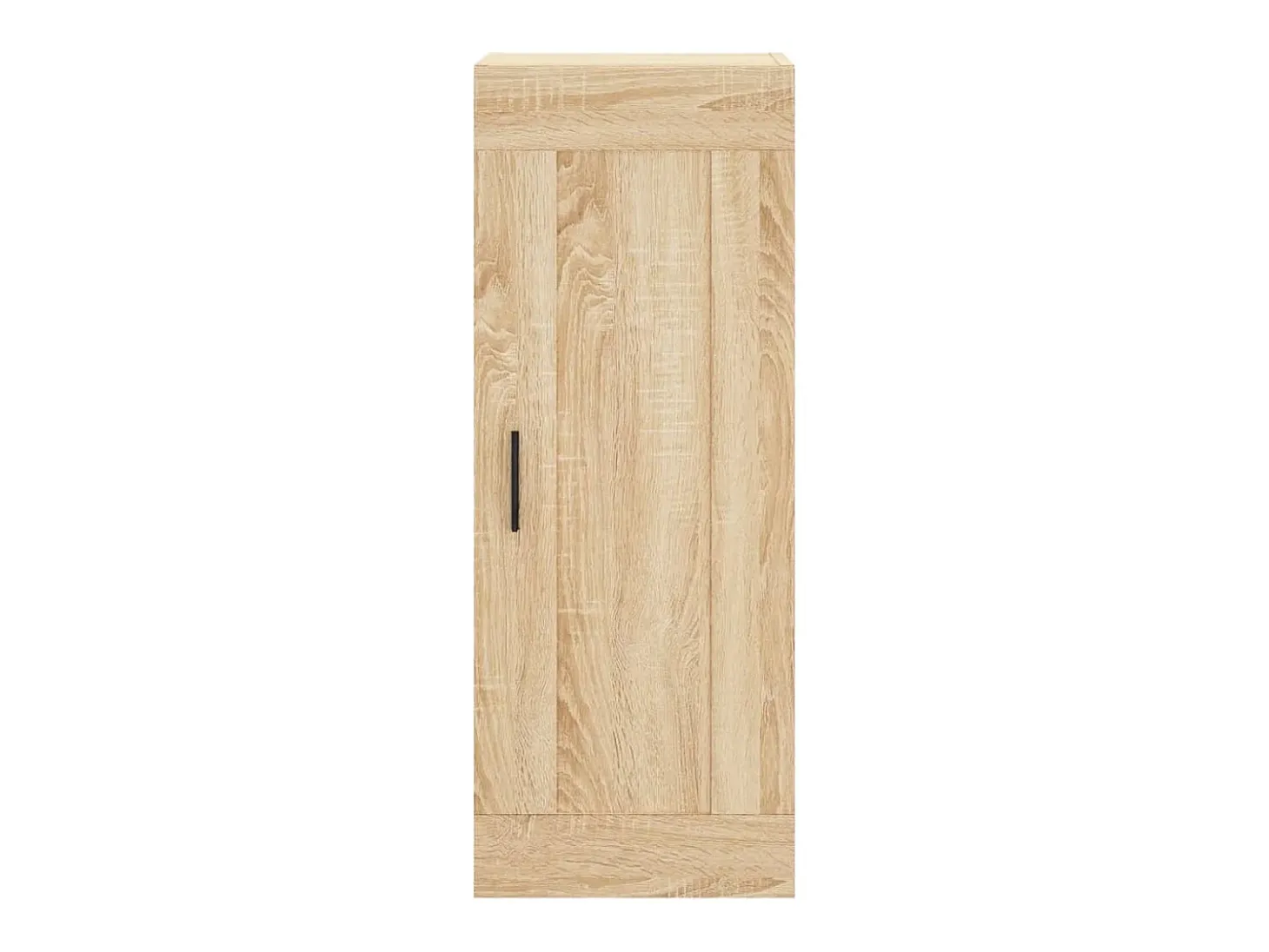 Aparador alto roble Sonoma 34,5x34x180 cm Madera de ingeniería