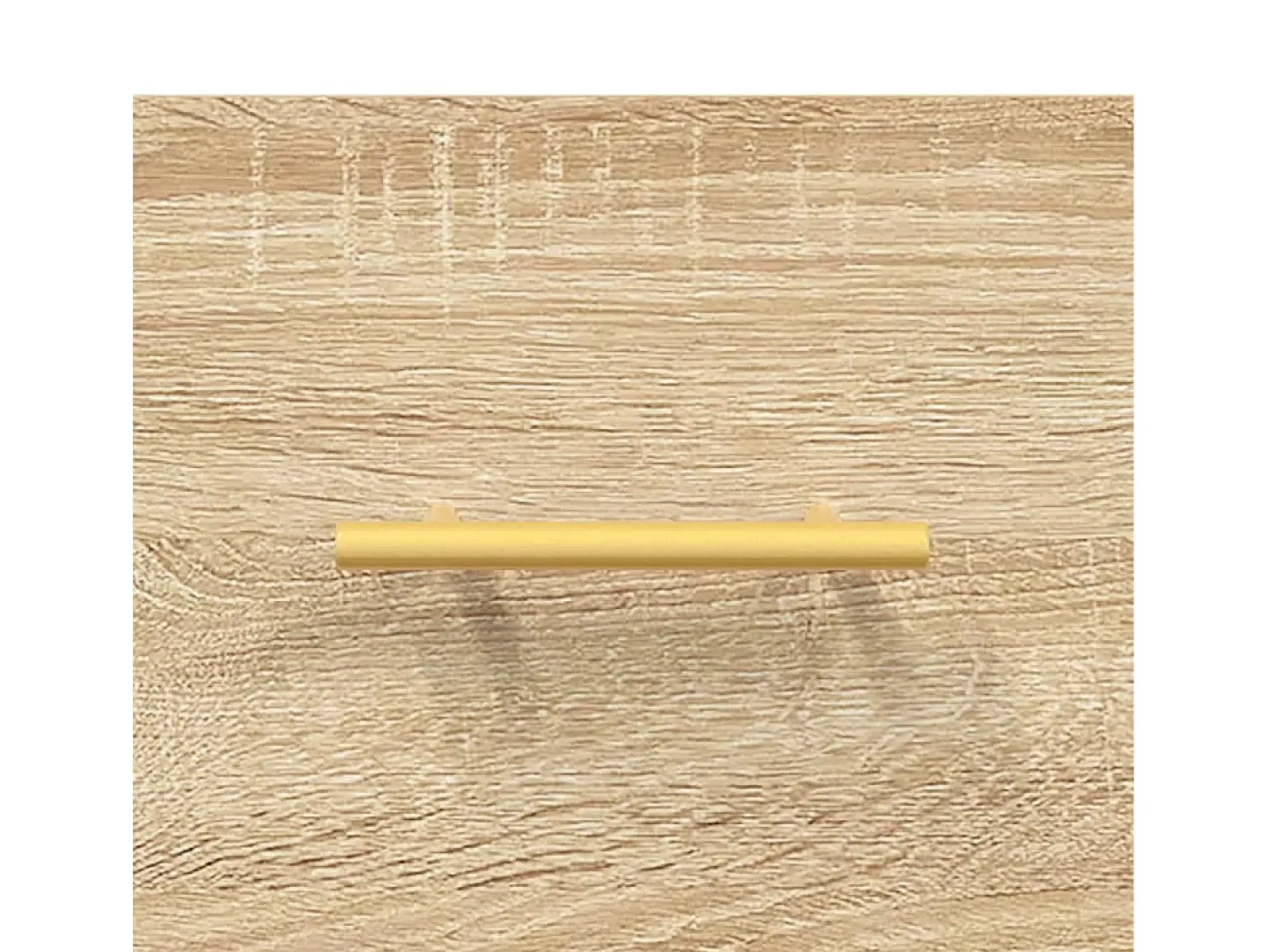 Aparador alto roble Sonoma 69,5x34x180 cm Madera de ingeniería