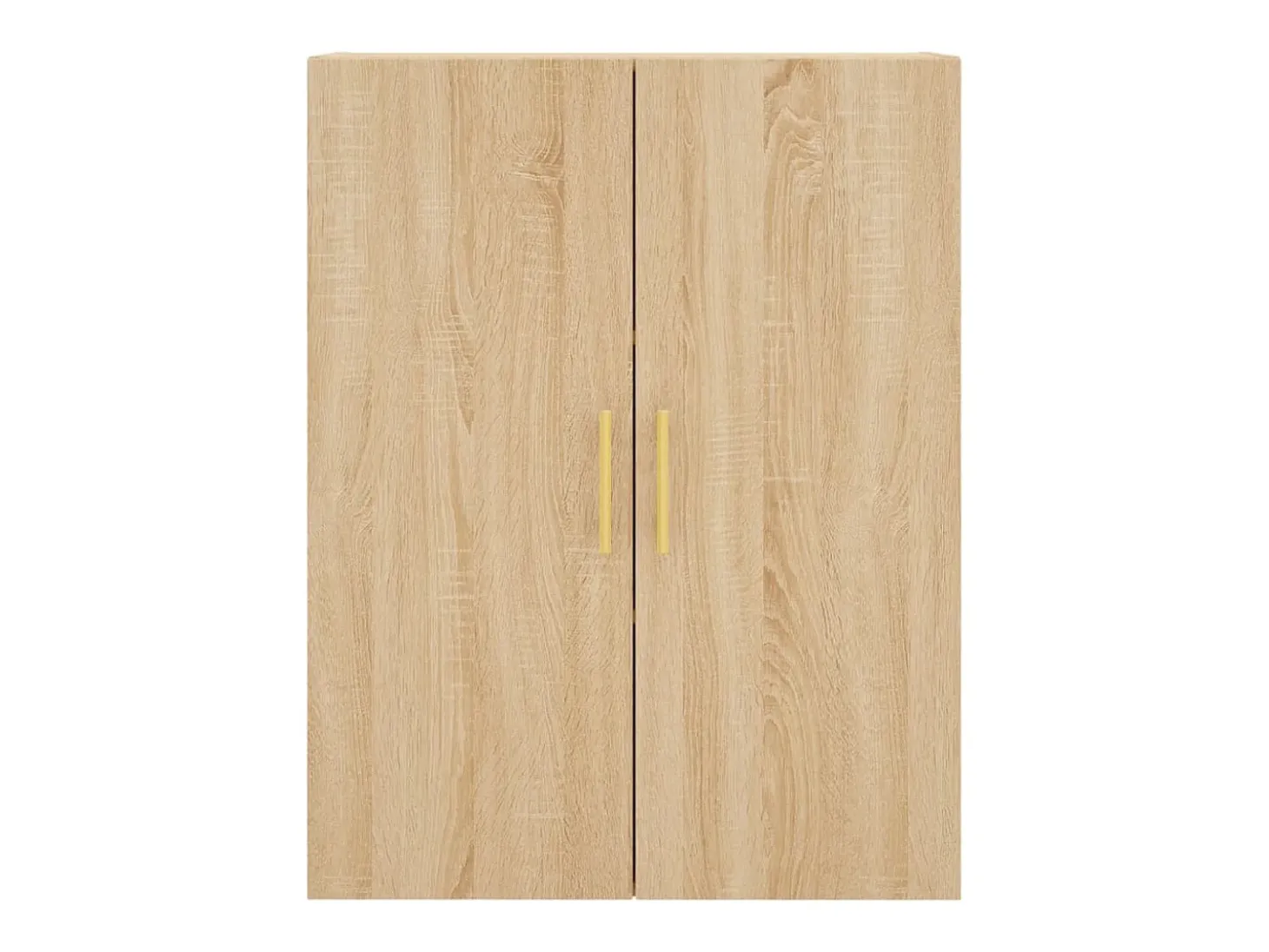 Aparador alto roble Sonoma 69,5x34x180 cm Madera de ingeniería