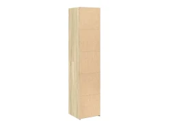 Aparador alto roble Sonoma 40x41x185 cm madera de ingeniería