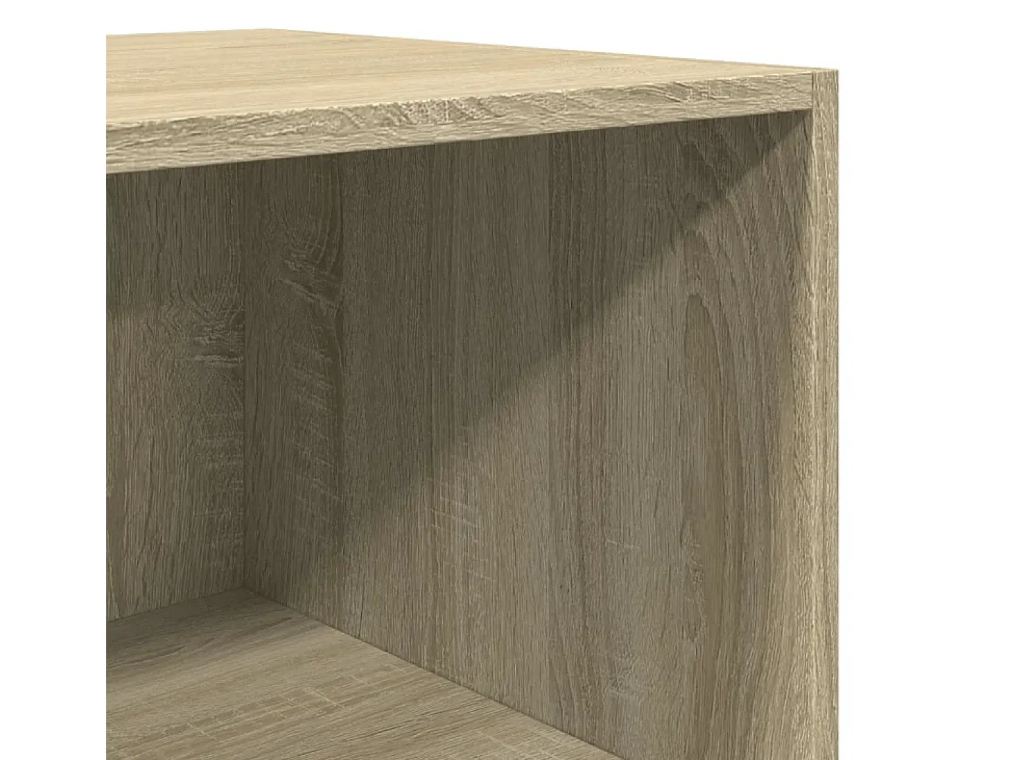 Aparador alto roble Sonoma 40x41x185 cm madera de ingeniería