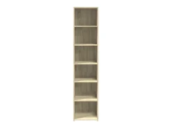 Aparador alto roble Sonoma 40x41x185 cm madera de ingeniería
