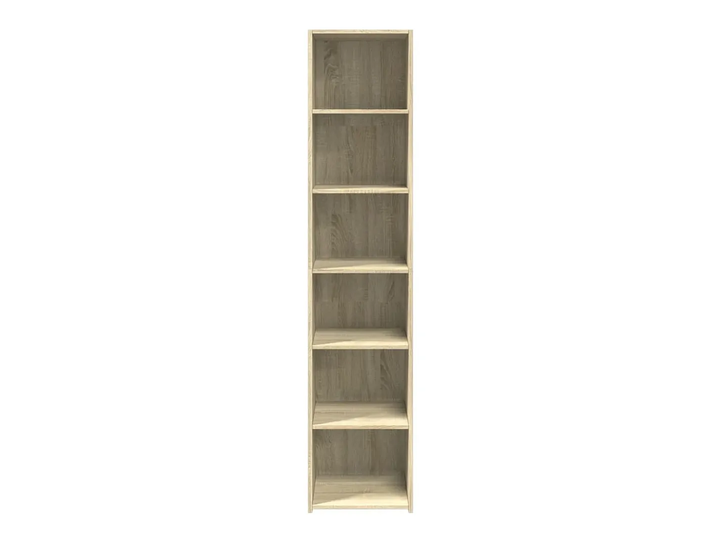 Aparador alto roble Sonoma 40x41x185 cm madera de ingeniería