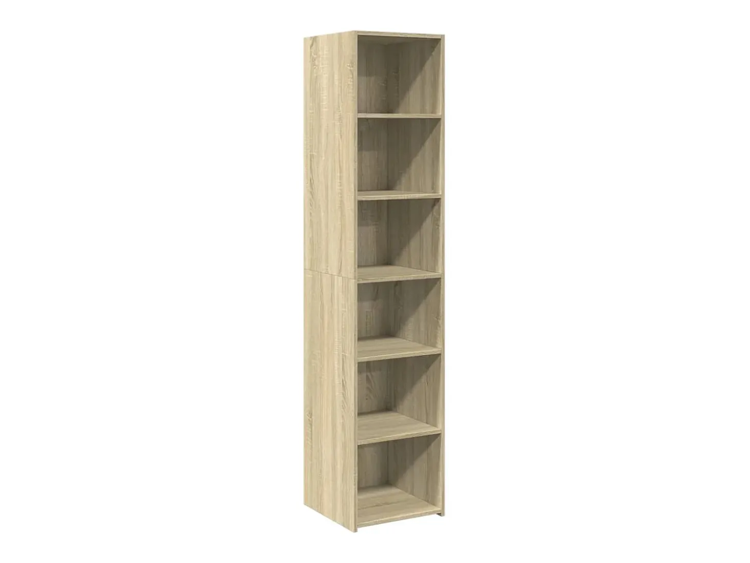 Aparador alto roble Sonoma 40x41x185 cm madera de ingeniería