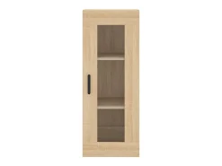 Aparador alto roble Sonoma 34,5x34x180 cm Madera de ingeniería