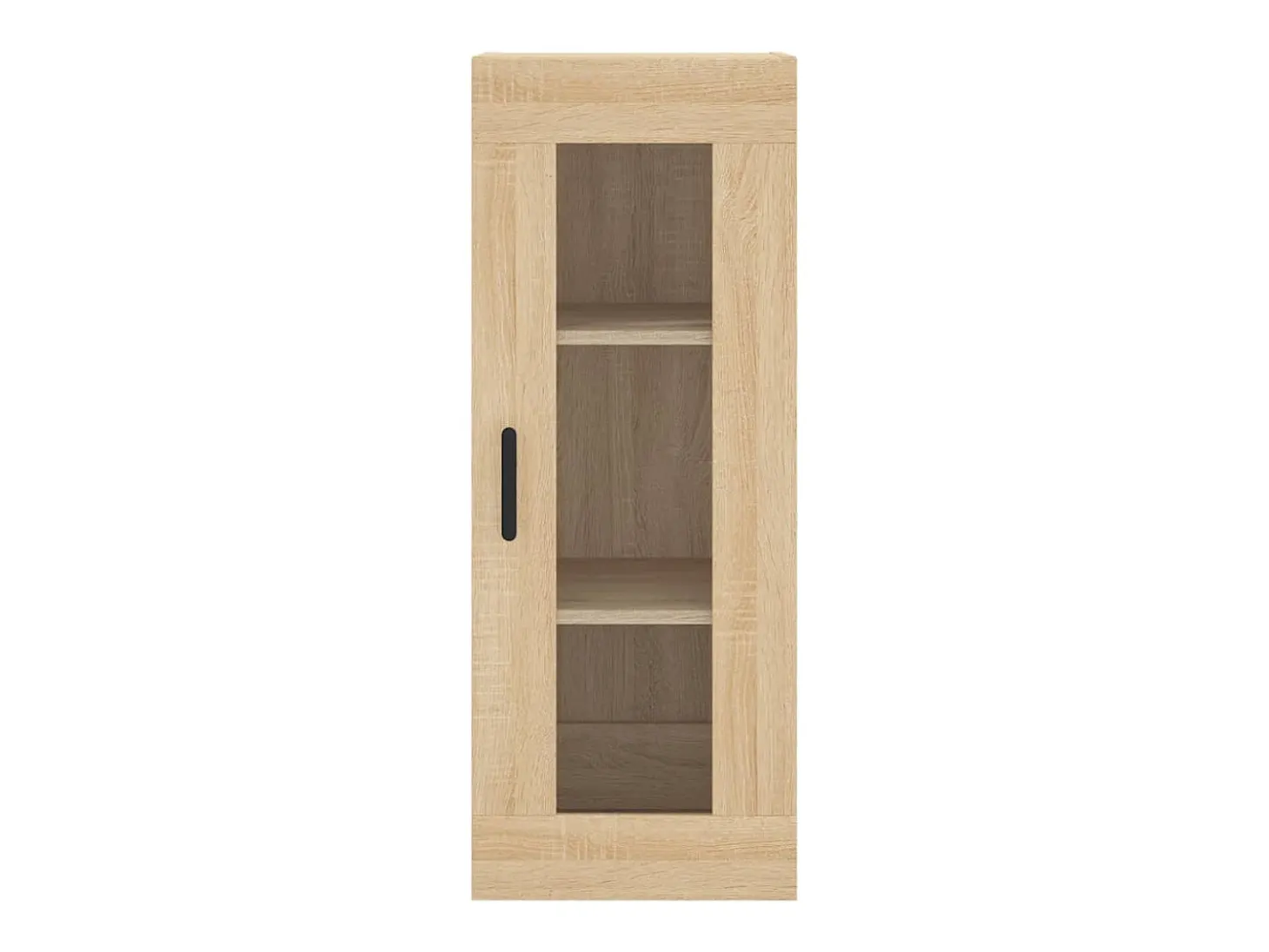 Aparador alto roble Sonoma 34,5x34x180 cm Madera de ingeniería