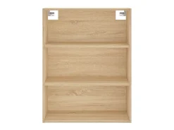 Aparador alto roble Sonoma 69,5x34x180 cm Madera de ingeniería