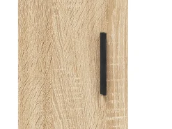 Aparador alto roble Sonoma 69,5x34x180 cm Madera de ingeniería