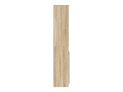 Aparador alto roble Sonoma 70x35x180 cm madera de ingeniería