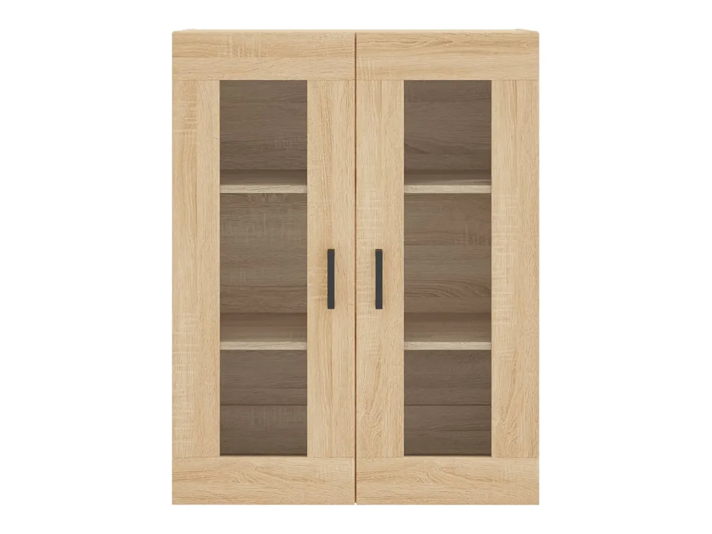 Aparador alto roble Sonoma 69,5x34x180 cm Madera de ingeniería