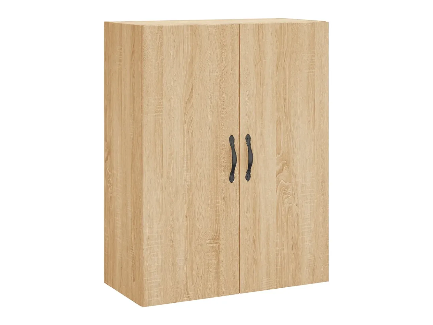 Aparador alto roble Sonoma 69,5x34x180 cm Madera de ingeniería