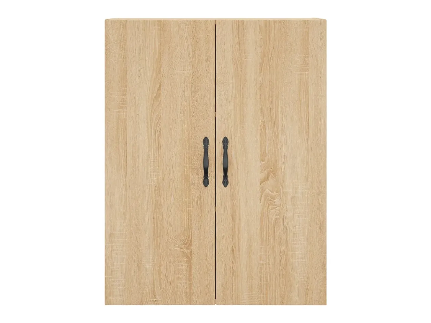 Aparador alto roble Sonoma 69,5x34x180 cm Madera de ingeniería