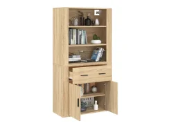 Aparador alto Roble Sonoma Madera de ingeniería