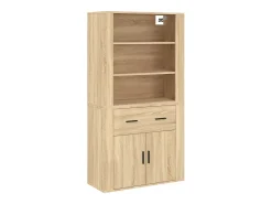 Aparador alto Roble Sonoma Madera de ingeniería