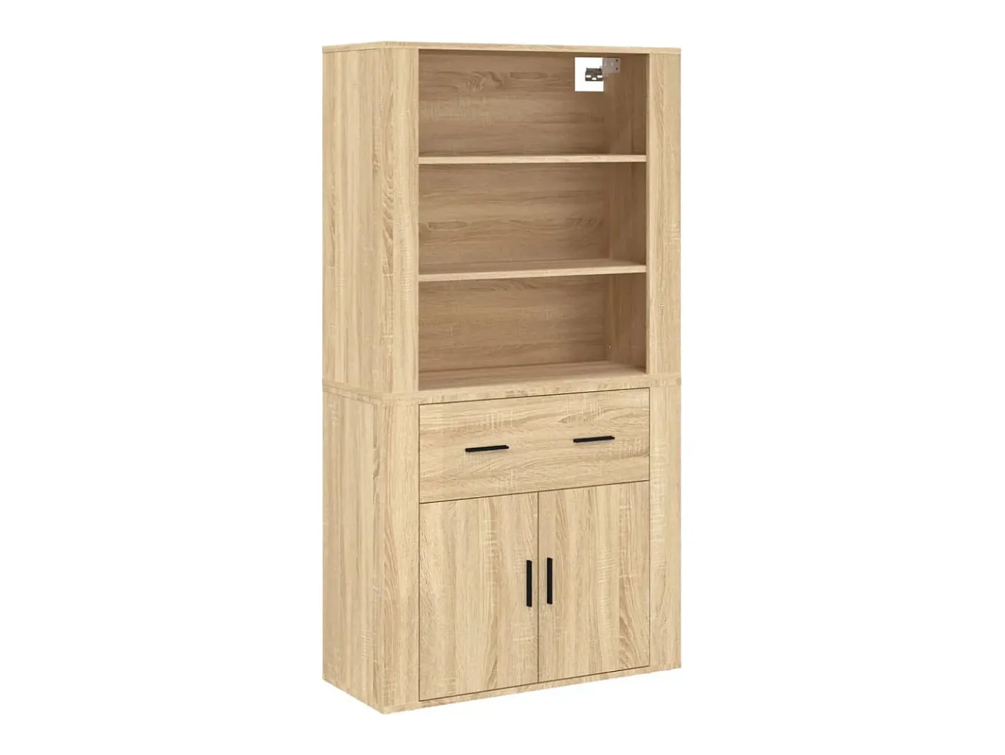 Aparador alto Roble Sonoma Madera de ingeniería