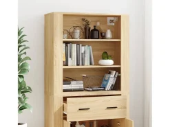 Aparador alto Roble Sonoma Madera de ingeniería