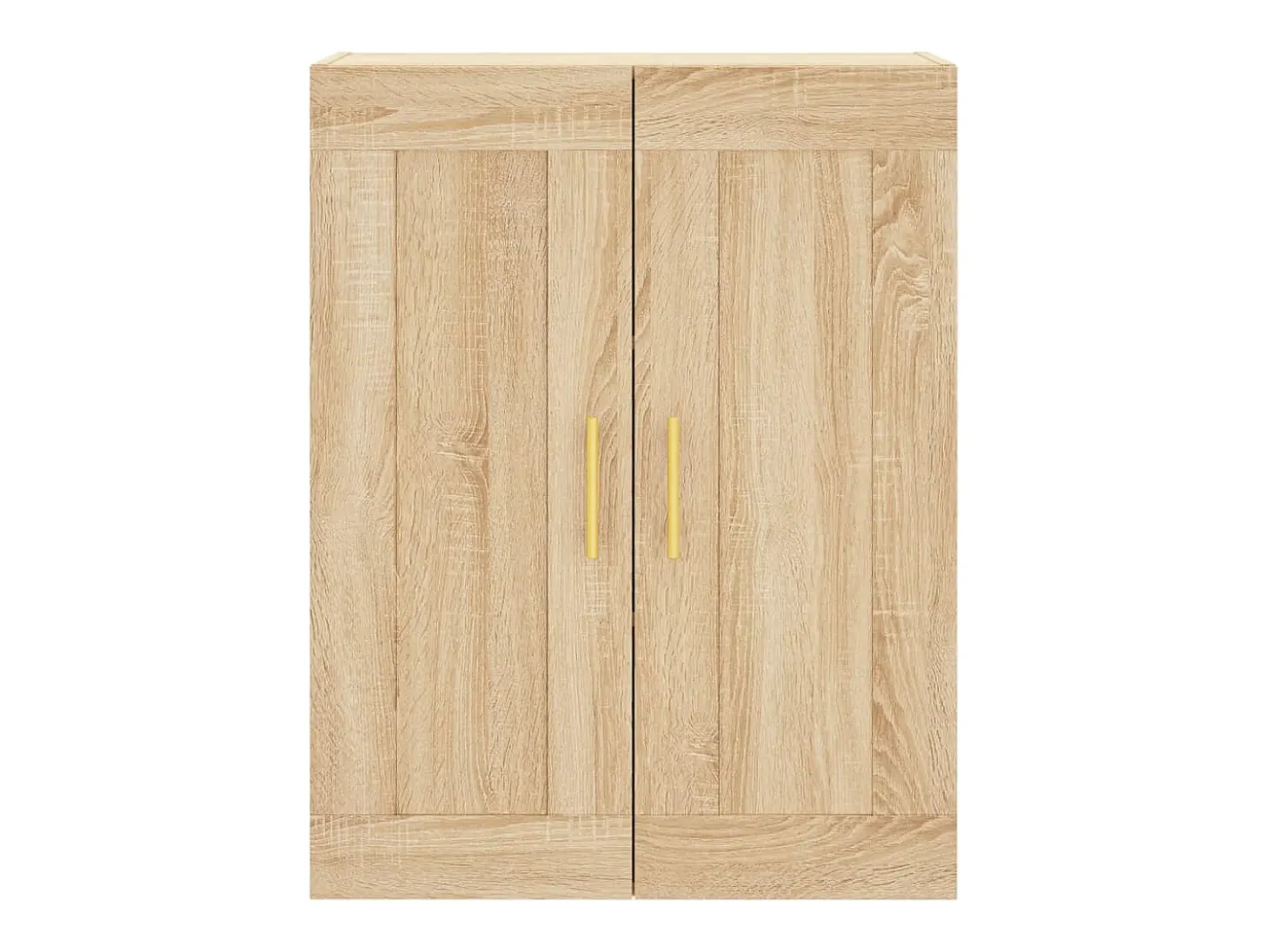 Aparador alto roble Sonoma 69,5x34x180 cm Madera de ingeniería