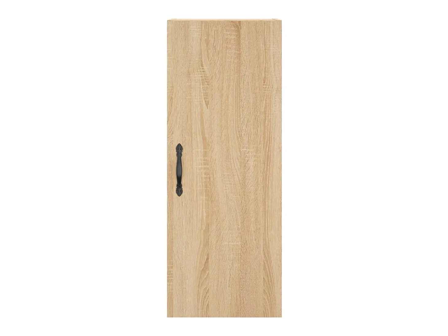 Aparador alto roble Sonoma 34,5x34x180 cm Madera de ingeniería