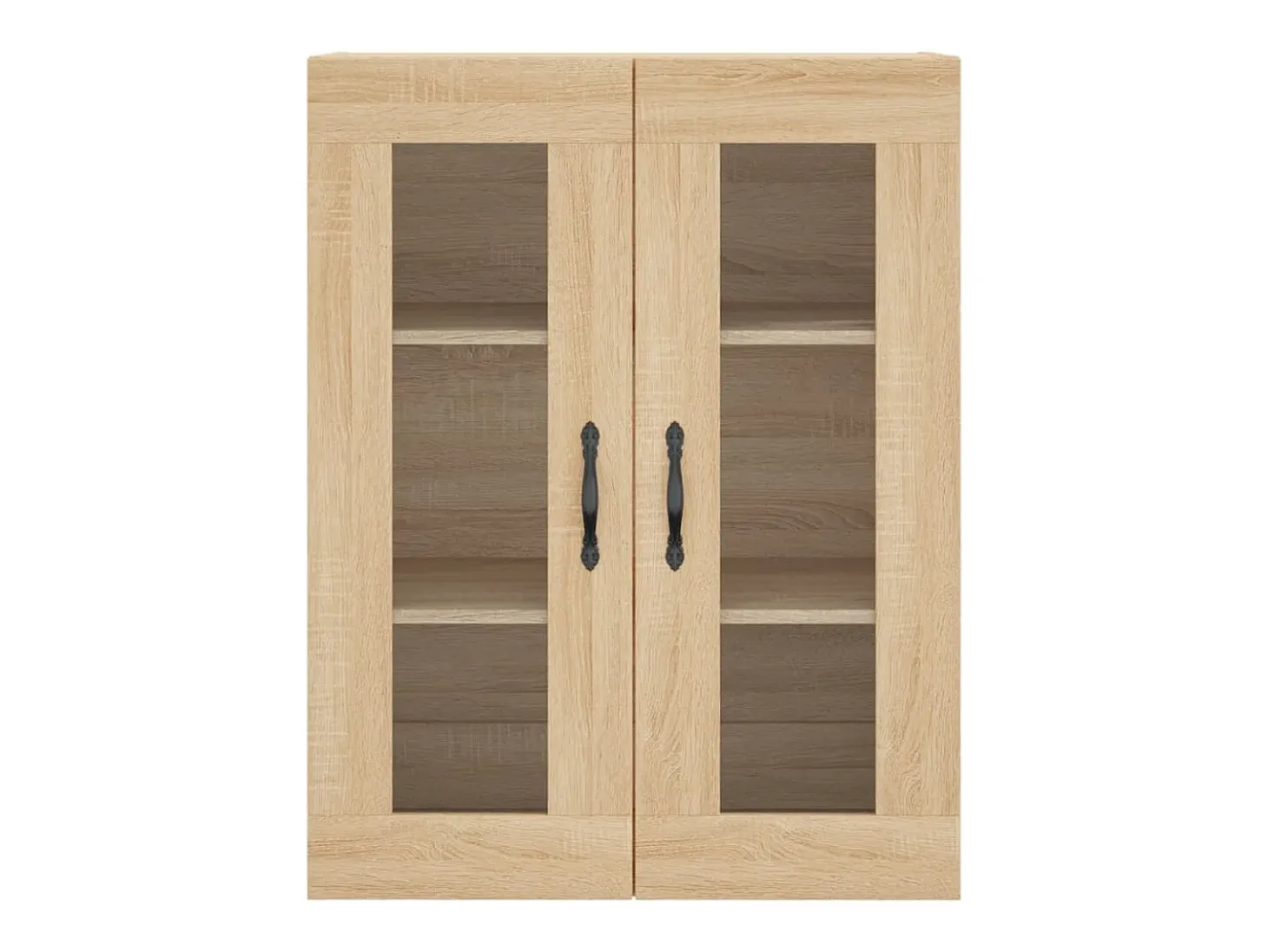 Aparador alto roble Sonoma 69,5x34x180 cm Madera de ingeniería