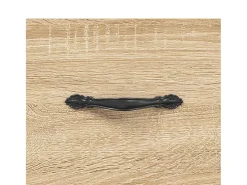 Aparador alto roble Sonoma 69,5x34x180 cm Madera de ingeniería