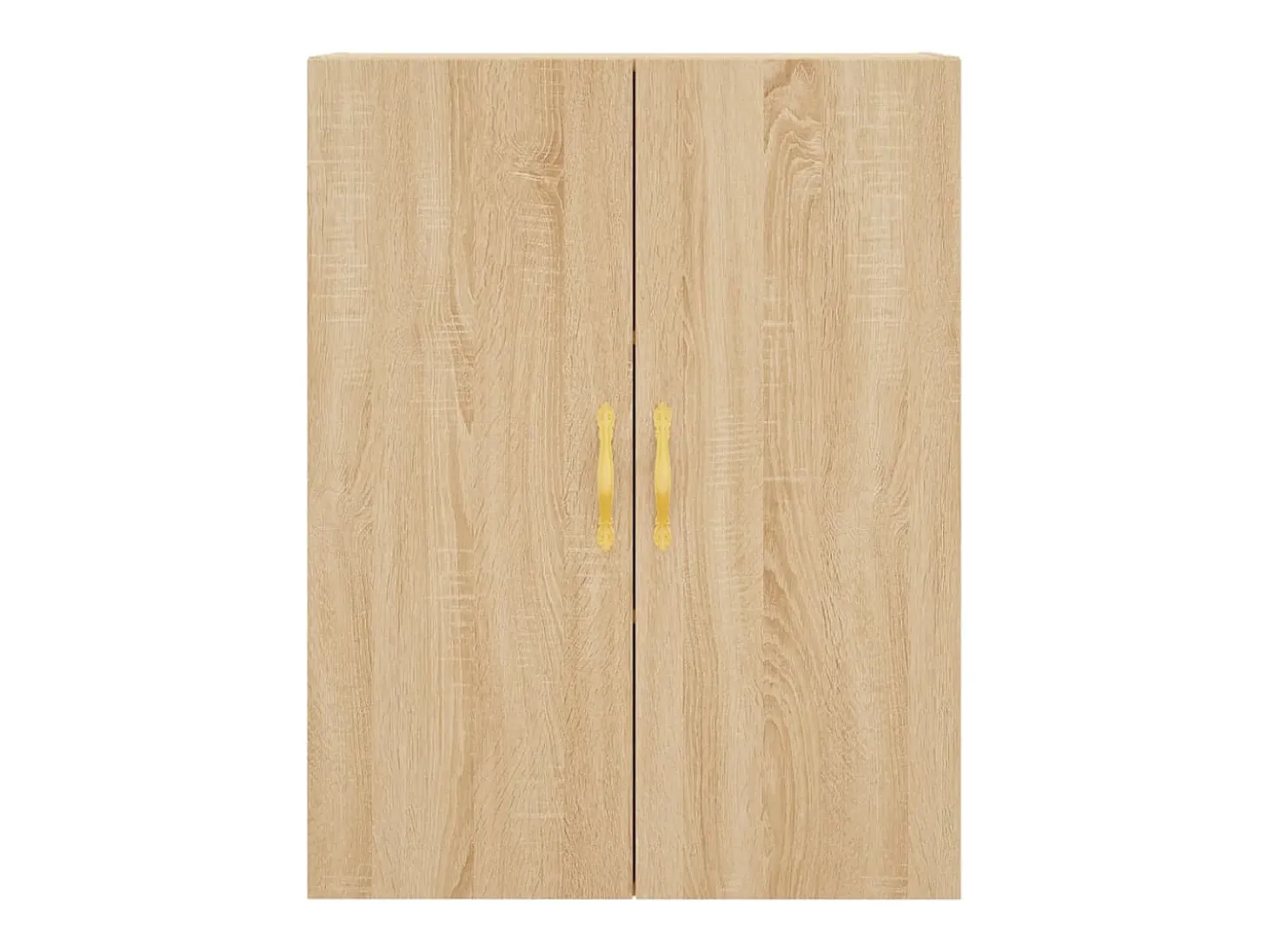 Aparador alto roble Sonoma 69,5x34x180 cm Madera de ingeniería