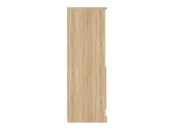 Aparador alto roble Sonoma 60x35,5x103,5 cm madera de ingeniería