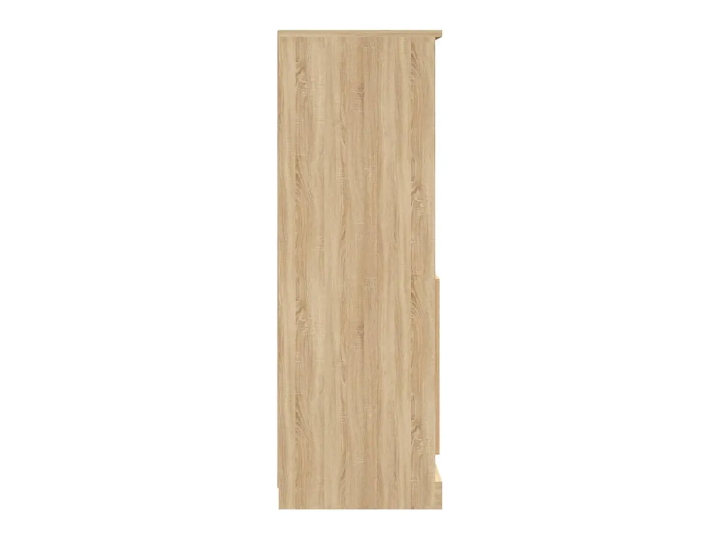 Aparador alto roble Sonoma 60x35,5x103,5 cm madera de ingeniería