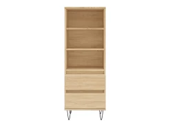 Aparador alto roble Sonoma 40x36x110 cm Madera de ingeniería