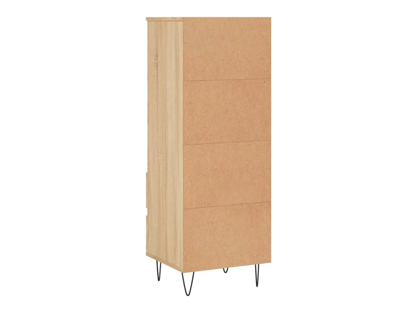 Aparador alto roble Sonoma 40x36x110 cm Madera de ingeniería