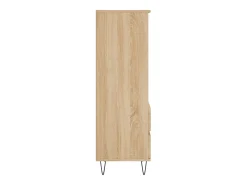 Aparador alto roble Sonoma 40x36x110 cm Madera de ingeniería