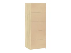 Aparador alto roble sonoma 45x41x124 cm madera de ingeniería